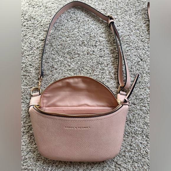 Poppy & Peonies Blush Crossbody Bag and matching wallet - Picture 1 of 5